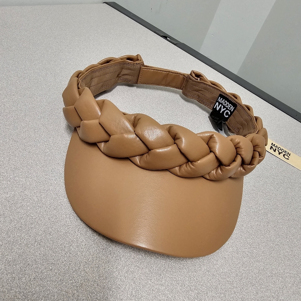 New Faux Leather Sun Visor